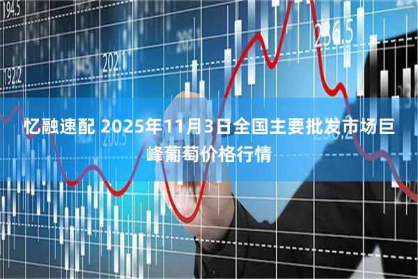 忆融速配 2025年11月3日全国主要批发市场巨峰葡萄价格行情